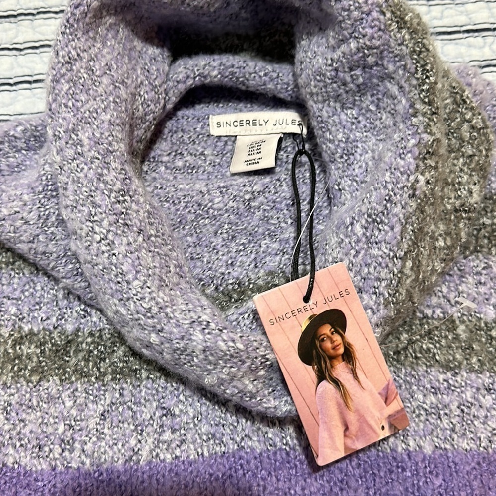 NWT sincerely Jules  sweater size M - Picture 9 of 12